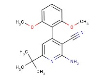 2-amino-6-tert-butyl-4-(2,6-dimethoxyphenyl)nicotinonitrile
