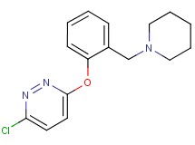 3-chloro-6-[2-(piperidin-1-ylmethyl)phenoxy]pyridazine