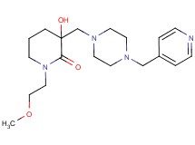 3-hydroxy-1-(2-methoxyethyl)-3-{[4-(pyridin-4-ylmethyl)piperazin-1-yl]methyl}piperidin-2-one