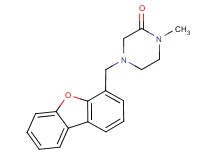 4-(dibenzo[b,d]furan-4-ylmethyl)-1-methylpiperazin-2-one