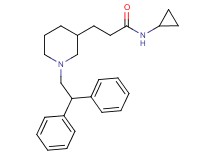N-cyclopropyl-3-[1-(2,2-diphenylethyl)-3-piperidinyl]propanamide