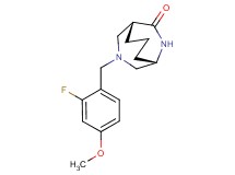 (1S*,5R*)-3-(2-fluoro-4-methoxybenzyl)-3,9-diazabicyclo[3.3.2]decan-10-one
