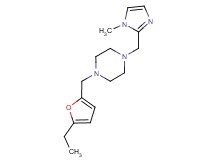 1-[(5-ethyl-2-furyl)methyl]-4-[(1-methyl-1H-imidazol-2-yl)methyl]piperazine