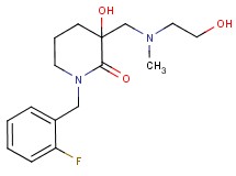 1-(2-fluorobenzyl)-3-hydroxy-3-{[(2-hydroxyethyl)(methyl)amino]methyl}piperidin-2-one