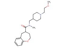 N-{[1-(2-methoxyethyl)piperidin-4-yl]methyl}-N-methyl-2,3,4,5-tetrahydro-1-benzoxepine-4-carboxamide