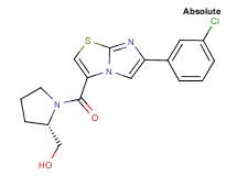 ((2S)-1-{[6-(3-chlorophenyl)imidazo[2,1-b][1,3]thiazol-3-yl]carbonyl}-2-pyrrolidinyl)methanol