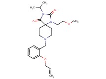 8-[2-(allyloxy)benzyl]-3-isopropyl-1-(2-methoxyethyl)-1,3,8-triazaspiro[4.5]decane-2,4-dione