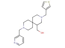 [9-(pyridin-3-ylmethyl)-3-(3-thienylmethyl)-3,9-diazaspiro[5.5]undec-1-yl]methanol