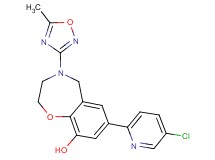 7-(5-chloropyridin-2-yl)-4-(5-methyl-1,2,4-oxadiazol-3-yl)-2,3,4,5-tetrahydro-1,4-benzoxazepin-9-ol