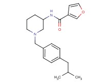 N-[1-(4-isobutylbenzyl)-3-piperidinyl]-3-furamide