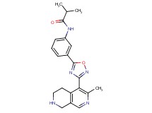 2-methyl-N-{3-[3-(3-methyl-5,6,7,8-tetrahydro-2,7-naphthyridin-4-yl)-1,2,4-oxadiazol-5-yl]phenyl}propanamide hydrochloride
