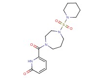 6-{[4-(piperidin-1-ylsulfonyl)-1,4-diazepan-1-yl]carbonyl}pyridin-2(1H)-one