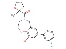 7-(3-chlorophenyl)-4-[(2-methyltetrahydrofuran-2-yl)carbonyl]-2,3,4,5-tetrahydro-1,4-benzoxazepin-9-ol