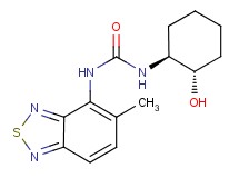 N-[(1S*,2S*)-2-hydroxycyclohexyl]-N'-(5-methyl-2,1,3-benzothiadiazol-4-yl)urea