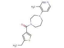 1-[(5-ethyl-3-thienyl)carbonyl]-4-(3-methyl-4-pyridinyl)-1,4-diazepane