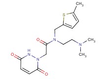 N-[2-(dimethylamino)ethyl]-2-(3,6-dioxo-3,6-dihydropyridazin-1(2H)-yl)-N-[(5-methyl-2-thienyl)methyl]acetamide