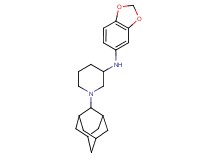 1-(2-adamantyl)-N-1,3-benzodioxol-5-yl-3-piperidinamine