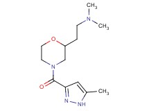N,N-dimethyl-2-{4-[(5-methyl-1H-pyrazol-3-yl)carbonyl]-2-morpholinyl}ethanamine