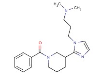 3-[2-(1-benzoylpiperidin-3-yl)-1H-imidazol-1-yl]-N,N-dimethylpropan-1-amine