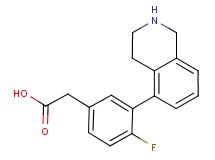 [4-fluoro-3-(1,2,3,4-tetrahydroisoquinolin-5-yl)phenyl]acetic acid