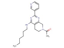 7-acetyl-N-hexyl-2-pyridin-3-yl-5,6,7,8-tetrahydropyrido[3,4-d]pyrimidin-4-amine
