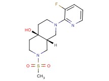 (4aR*,8aR*)-2-(3-fluoropyridin-2-yl)-7-(methylsulfonyl)octahydro-2,7-naphthyridin-4a(2H)-ol