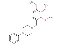 1-(3-pyridinyl)-4-(2,3,4-trimethoxybenzyl)piperazine bis(trifluoroacetate)