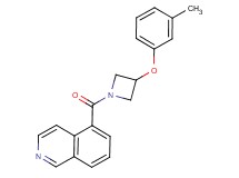 5-{[3-(3-methylphenoxy)-1-azetidinyl]carbonyl}isoquinoline