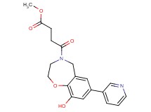 methyl 4-(9-hydroxy-7-pyridin-3-yl-2,3-dihydro-1,4-benzoxazepin-4(5H)-yl)-4-oxobutanoate