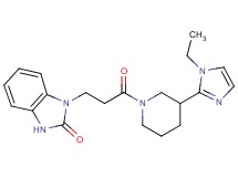 1-{3-[3-(1-ethyl-1H-imidazol-2-yl)-1-piperidinyl]-3-oxopropyl}-1,3-dihydro-2H-benzimidazol-2-one