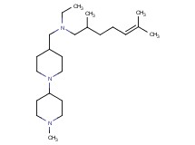 (2,6-dimethyl-5-hepten-1-yl)ethyl[(1'-methyl-1,4'-bipiperidin-4-yl)methyl]amine