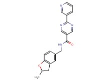 N-[(2-methyl-2,3-dihydro-1-benzofuran-5-yl)methyl]-2-pyridin-3-ylpyrimidine-5-carboxamide