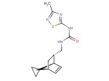 N-(3-methyl-1,2,4-thiadiazol-5-yl)-N'-[(1R*,2S*,4S*)-spiro[bicyclo[2.2.1]heptane-7,1'-cyclopropane]-5-en-2-ylmethyl]urea