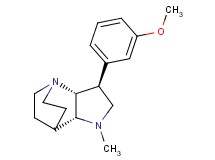 (2R*,3S*,6R*)-3-(3-methoxyphenyl)-5-methyl-1,5-diazatricyclo[5.2.2.0~2,6~]undecane