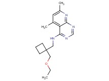 N-{[1-(ethoxymethyl)cyclobutyl]methyl}-5,7-dimethylpyrido[2,3-d]pyrimidin-4-amine