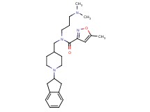 N-{[1-(2,3-dihydro-1H-inden-2-yl)-4-piperidinyl]methyl}-N-[3-(dimethylamino)propyl]-5-methyl-3-isoxazolecarboxamide