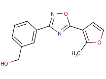 {3-[5-(2-methyl-3-furyl)-1,2,4-oxadiazol-3-yl]phenyl}methanol