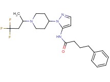 4-phenyl-N-{1-[1-(3,3,3-trifluoro-1-methylpropyl)-4-piperidinyl]-1H-pyrazol-5-yl}butanamide