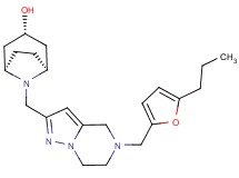 (3-endo)-8-({5-[(5-propyl-2-furyl)methyl]-4,5,6,7-tetrahydropyrazolo[1,5-a]pyrazin-2-yl}methyl)-8-azabicyclo[3.2.1]octan-3-ol