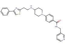4-(4-{[2-(4-phenyl-1,3-thiazol-2-yl)ethyl]amino}-1-piperidinyl)-N-(3-pyridinylmethyl)benzamide