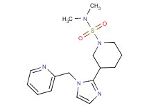 N,N-dimethyl-3-[1-(2-pyridinylmethyl)-1H-imidazol-2-yl]-1-piperidinesulfonamide