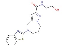 5-(1,3-benzothiazol-2-yl)-N-(2-hydroxyethyl)-5,6,7,8-tetrahydro-4H-pyrazolo[1,5-a][1,4]diazepine-2-carboxamide