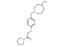 1-{4-[2-oxo-2-(1-pyrrolidinyl)ethoxy]benzyl}-4-azepanamine dihydrochloride