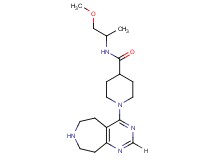 N-(2-methoxy-1-methylethyl)-1-(6,7,8,9-tetrahydro-5H-pyrimido[4,5-d]azepin-4-yl)piperidine-4-carboxamide
