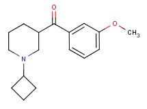 (1-cyclobutyl-3-piperidinyl)(3-methoxyphenyl)methanone