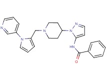 N-[1-(1-{[1-(3-pyridinyl)-1H-pyrrol-2-yl]methyl}-4-piperidinyl)-1H-pyrazol-5-yl]benzamide