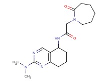 N-[2-(dimethylamino)-5,6,7,8-tetrahydroquinazolin-5-yl]-2-(2-oxoazepan-1-yl)acetamide