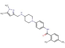N-[4-(4-{[(1,5-dimethyl-1H-pyrazol-3-yl)methyl]amino}-1-piperidinyl)phenyl]-2,4-dimethylbenzamide