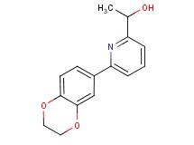 1-[6-(2,3-dihydro-1,4-benzodioxin-6-yl)pyridin-2-yl]ethanol