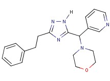 4-[[3-(2-phenylethyl)-1H-1,2,4-triazol-5-yl](pyridin-3-yl)methyl]morpholine
